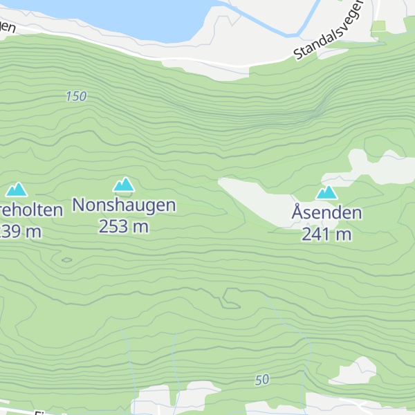 Map of Litleåsen