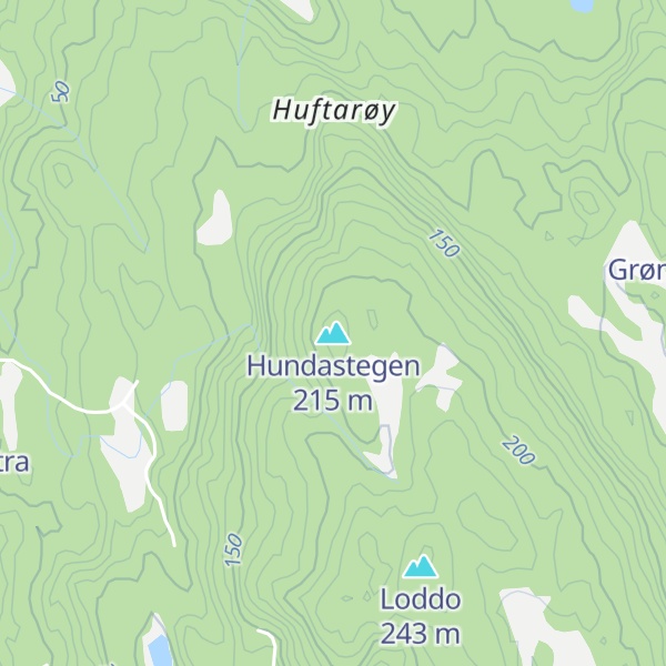 Map of Hundastegen
