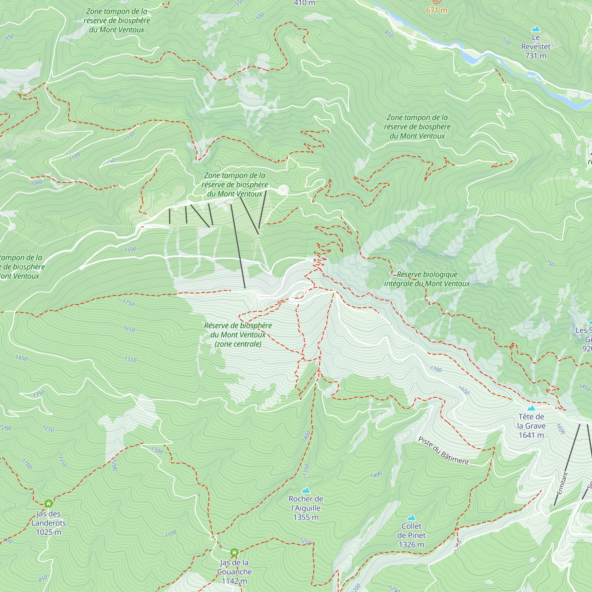Observatoire du Mont Ventoux map