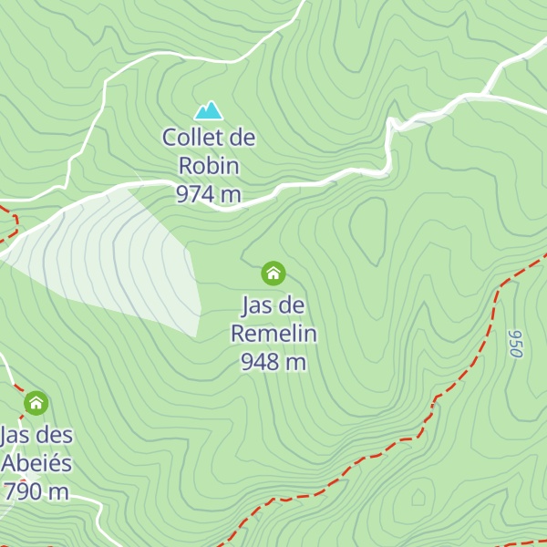 Map of Jas de Remelin