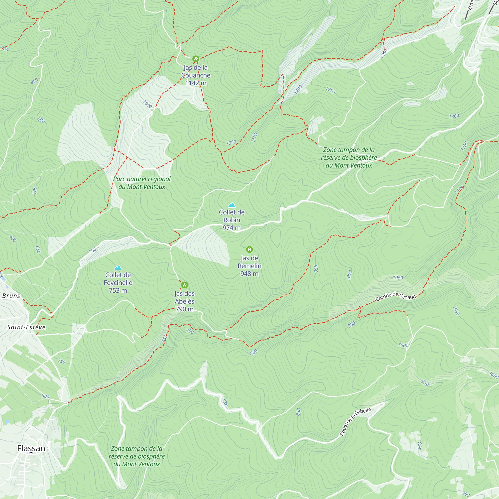 Jas de Remelin map