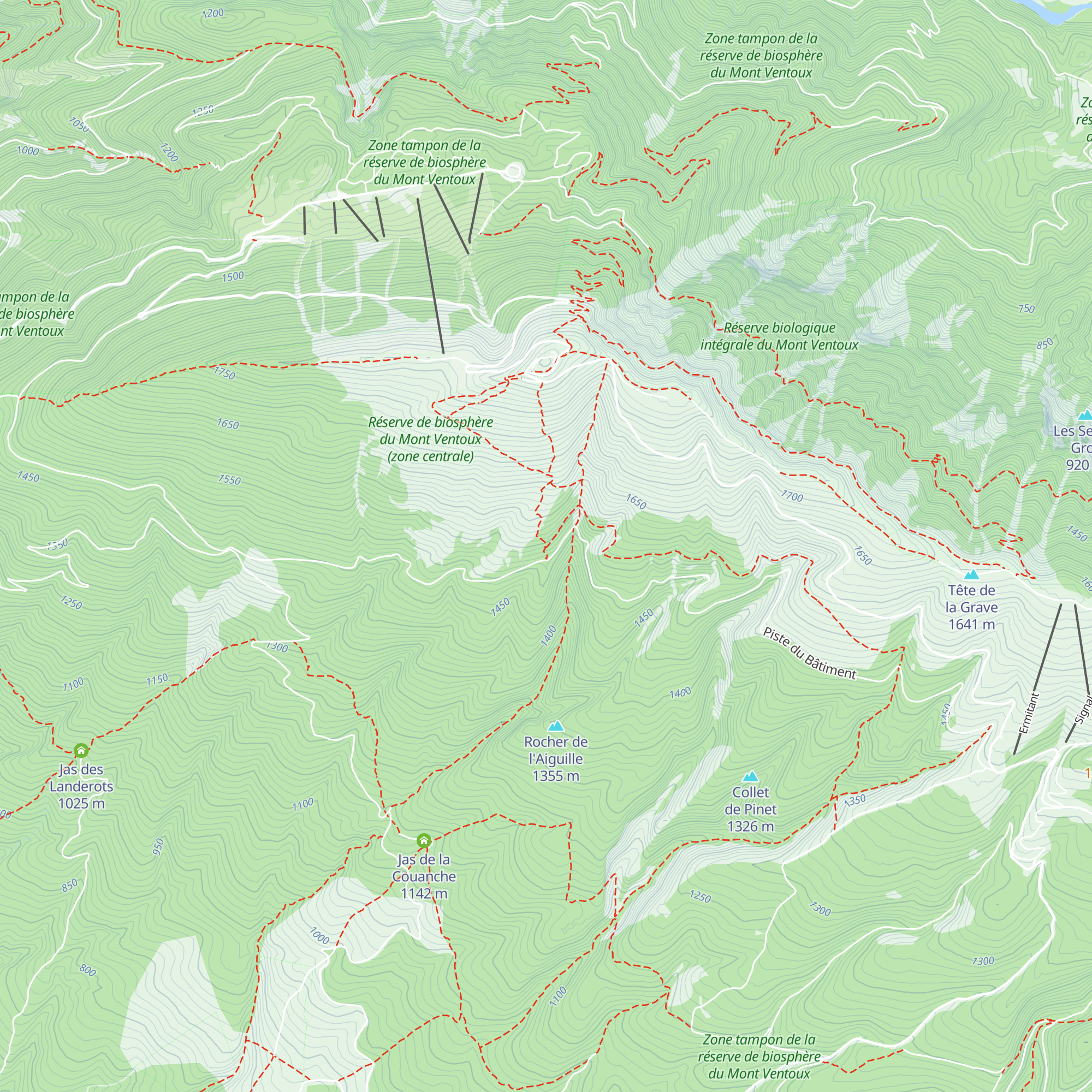 Jas des Pèlerins map