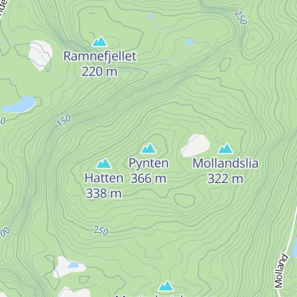 Map of Pynten