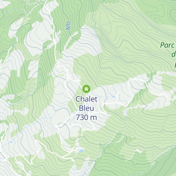 Map of Chalet Vert