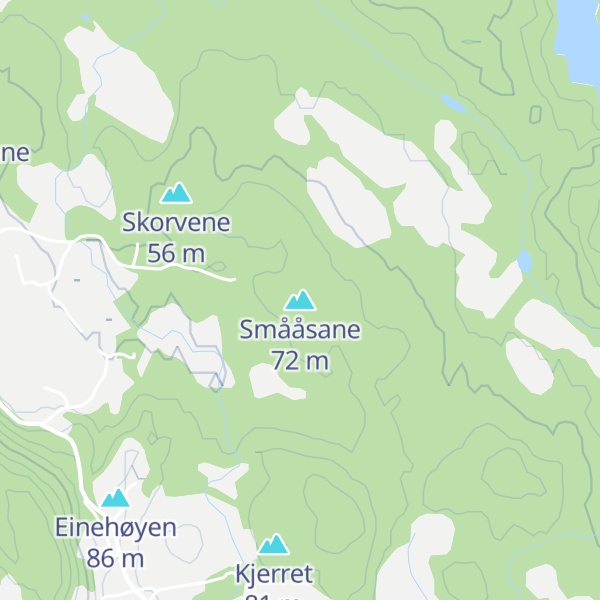 Map of Smååsane