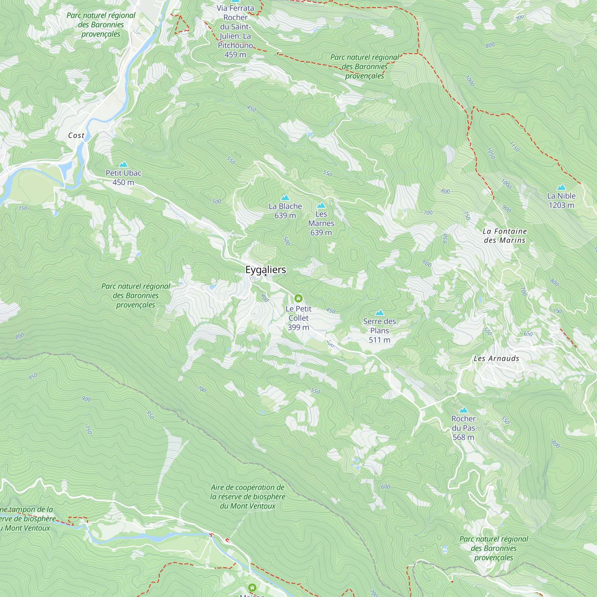 Le Petit Collet map