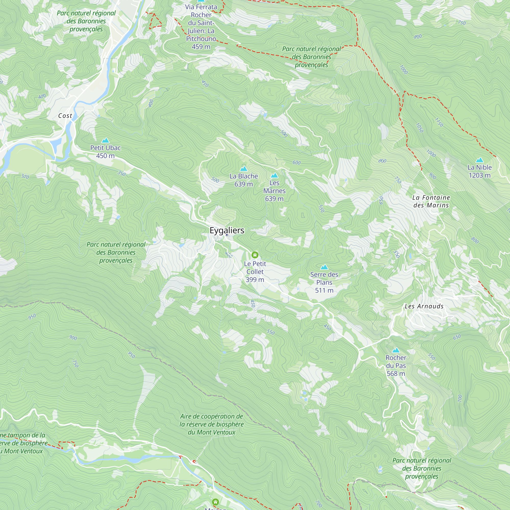 Le Petit Collet map