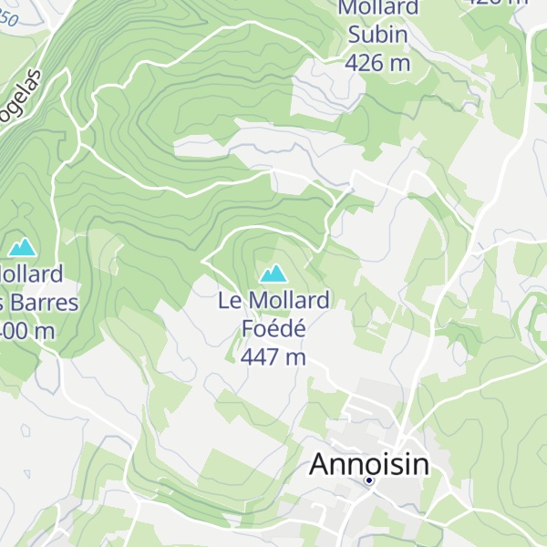 Map of Le Mollard Foédé