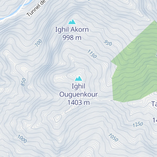 Map of Ighil Ouguenkour