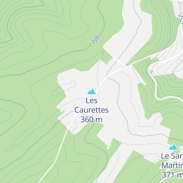 Map of Les Caurettes