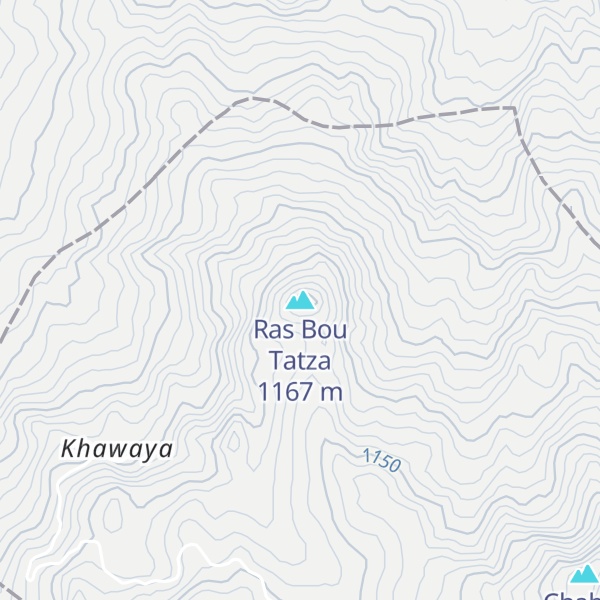 Map of Ras Bou Tatza