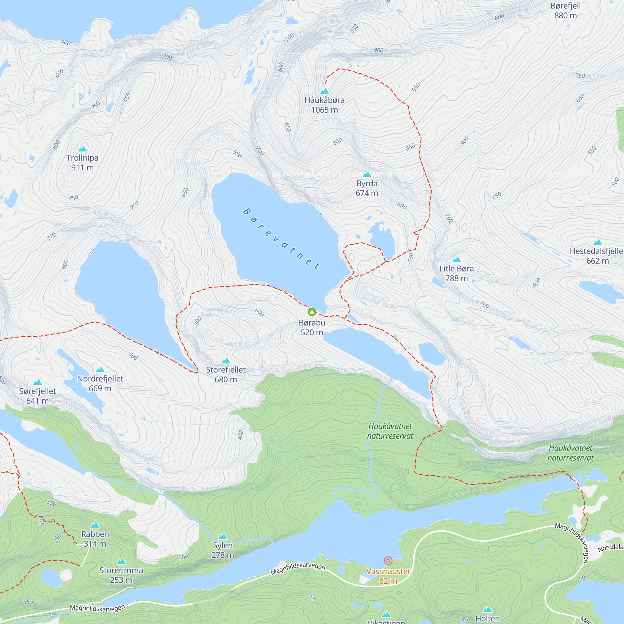 Børabu map