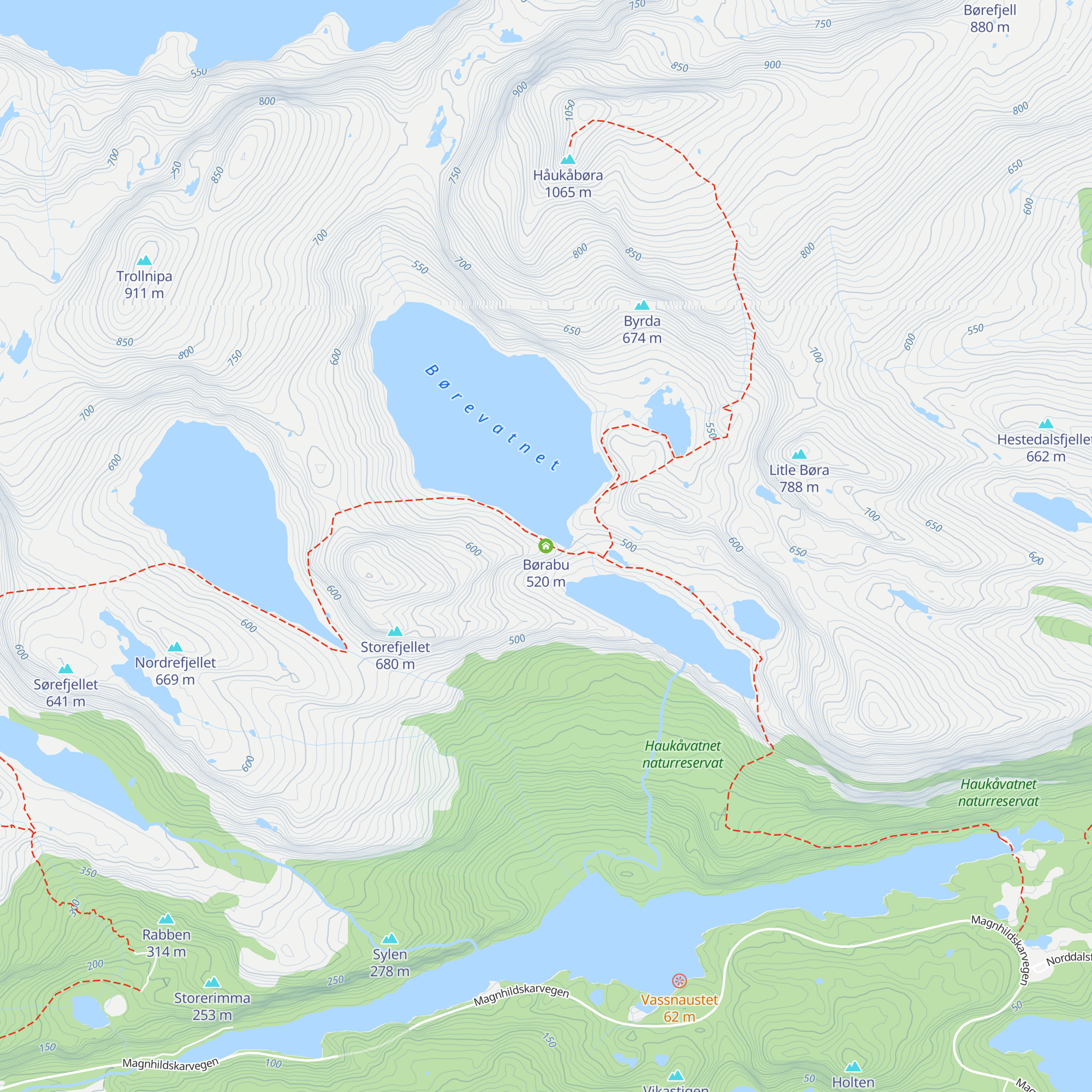 Børabu map