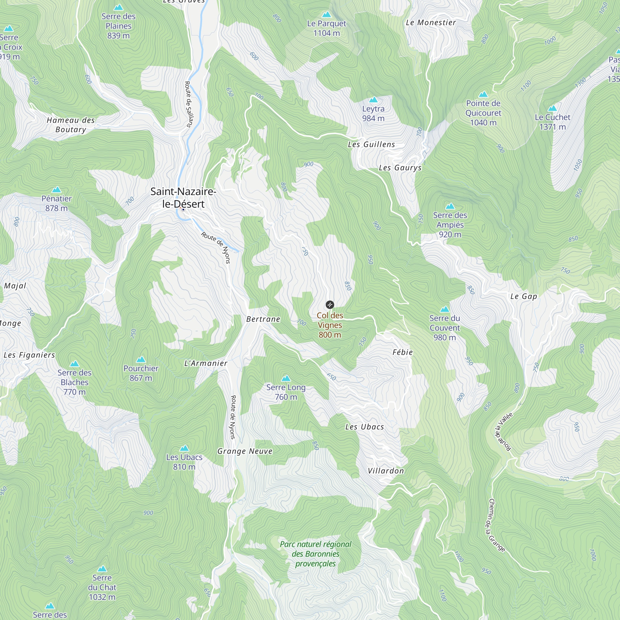 Cabane map