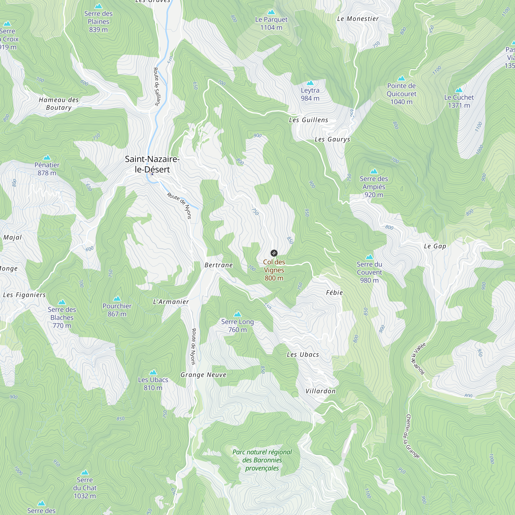 Cabane map