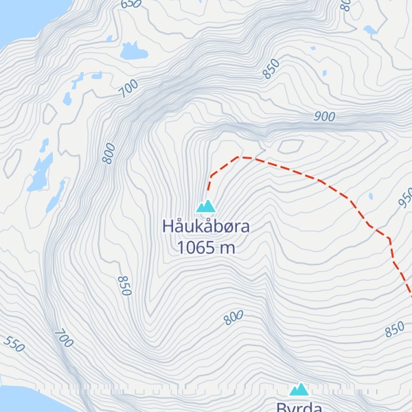 Map of Håukåbøra