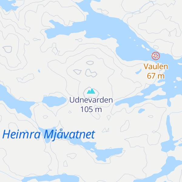 Map of Udnevarden