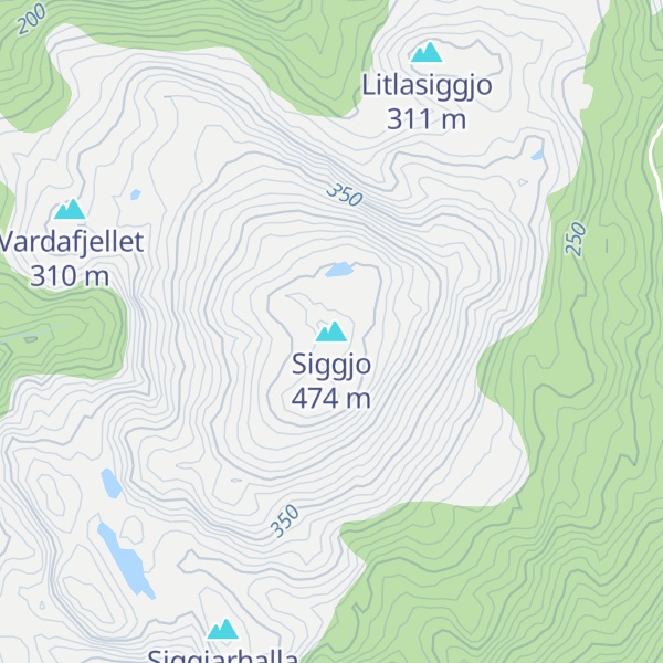 Map of Siggjo