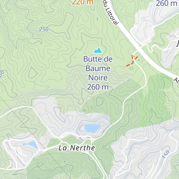 Map of Vence