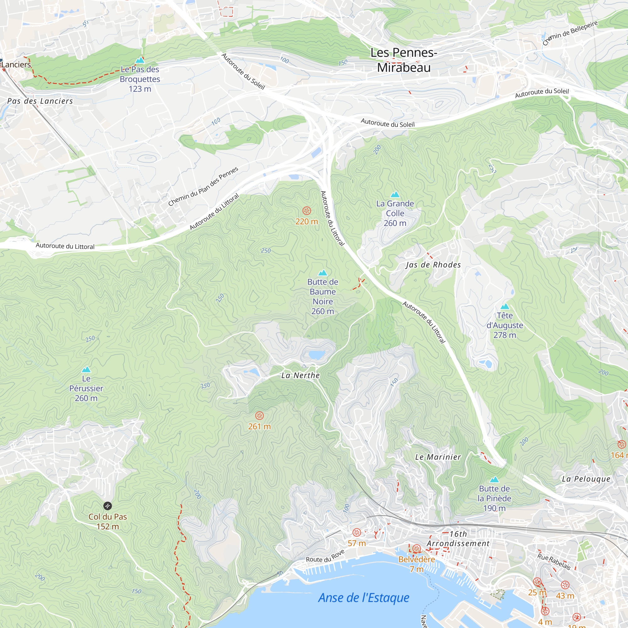 Vence map