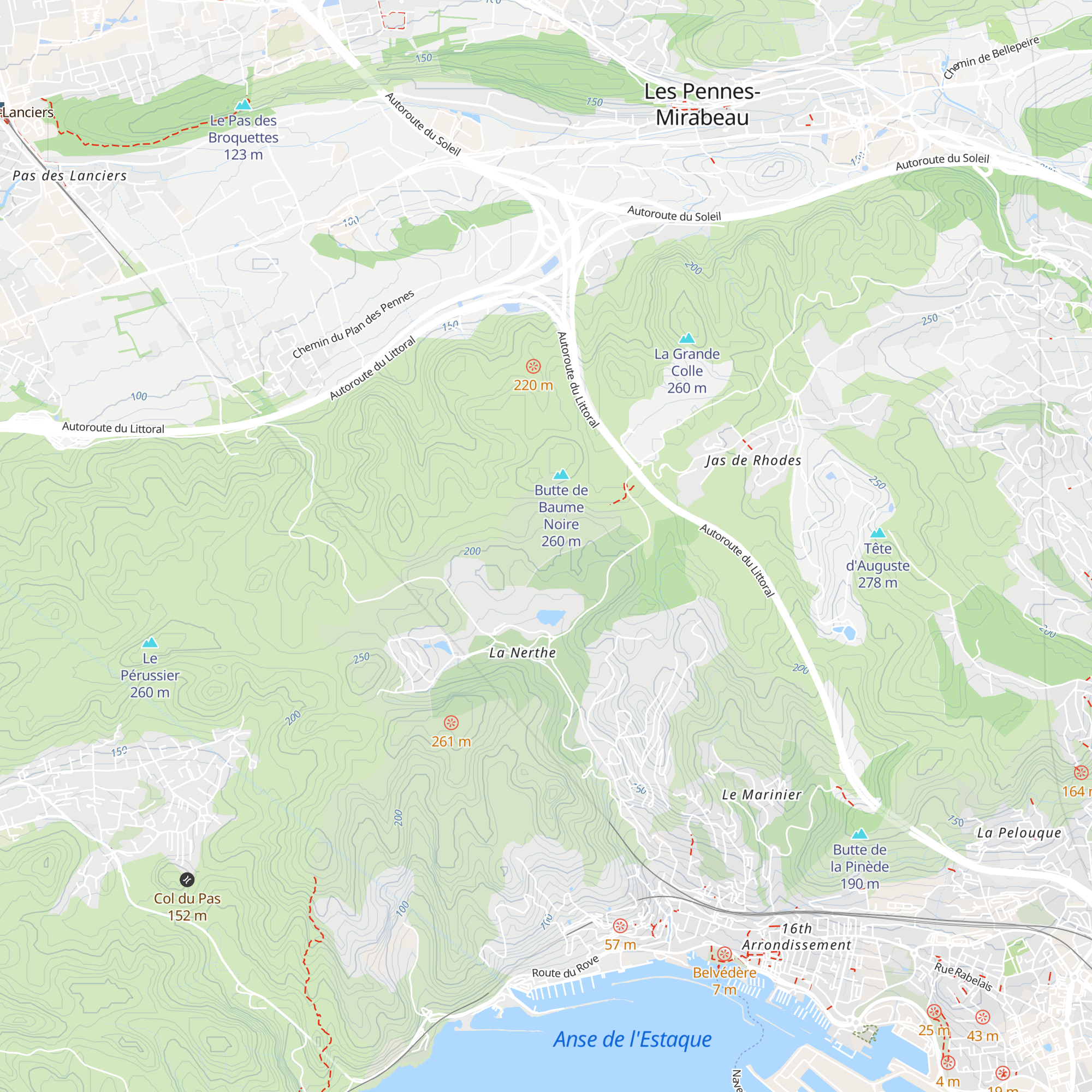 Vence map