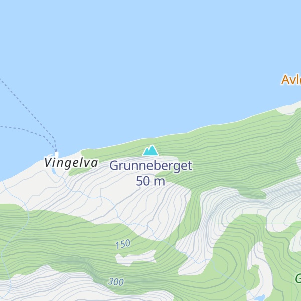 Map of Grunneberget