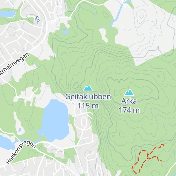 Map of Geitaklubben