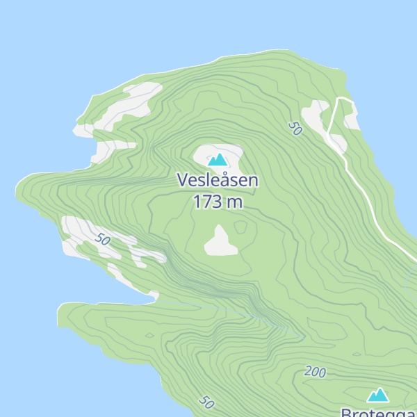 Map of Hestehaugen