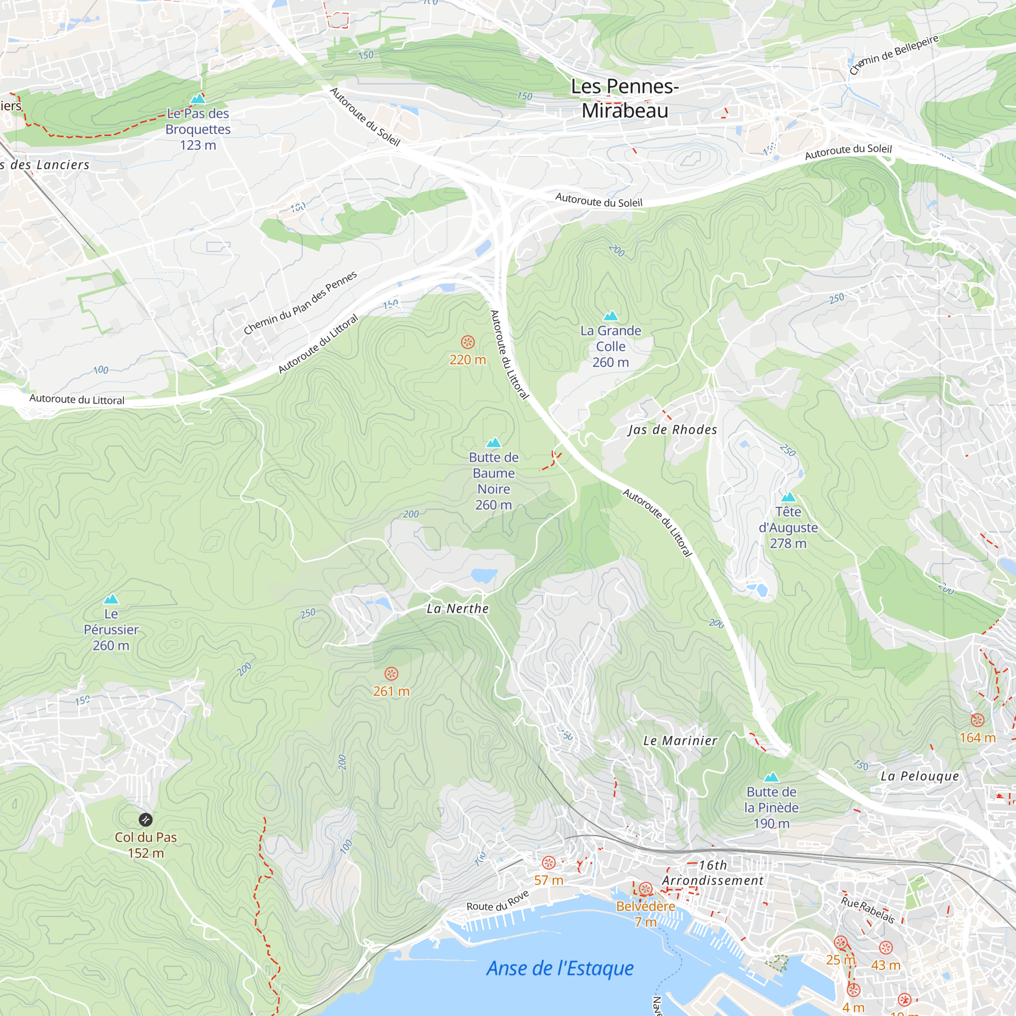Turc map