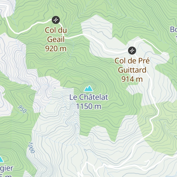 Map of Le Châtelat