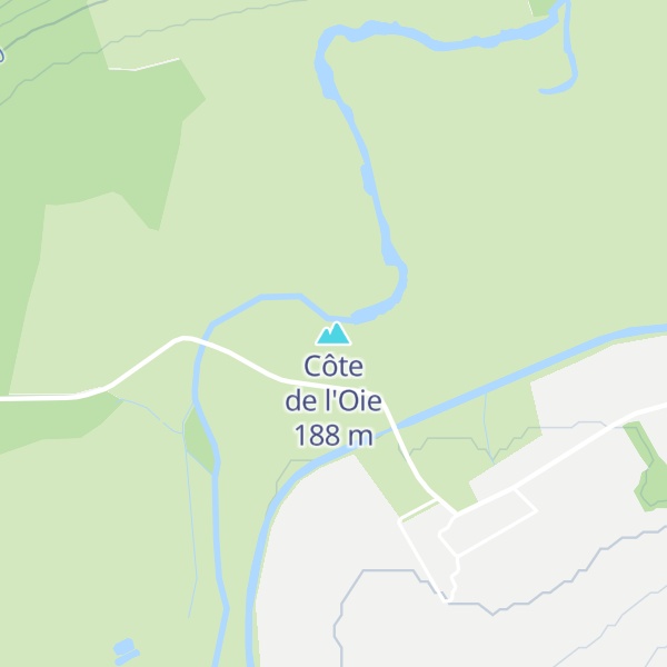 Map of Côte de l'Oie