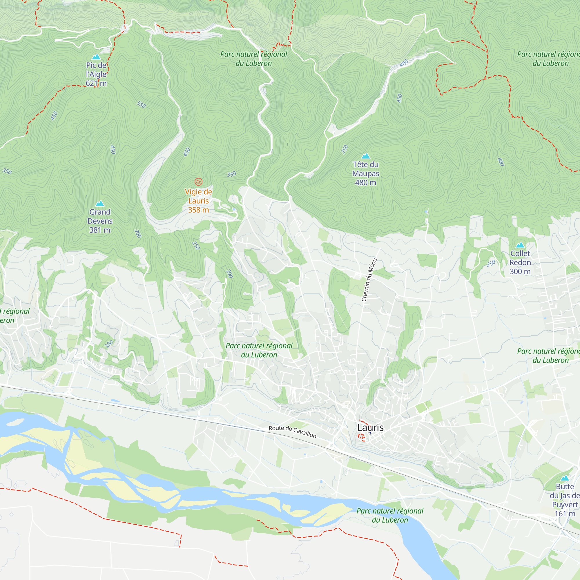 Domaine de Fontenille map