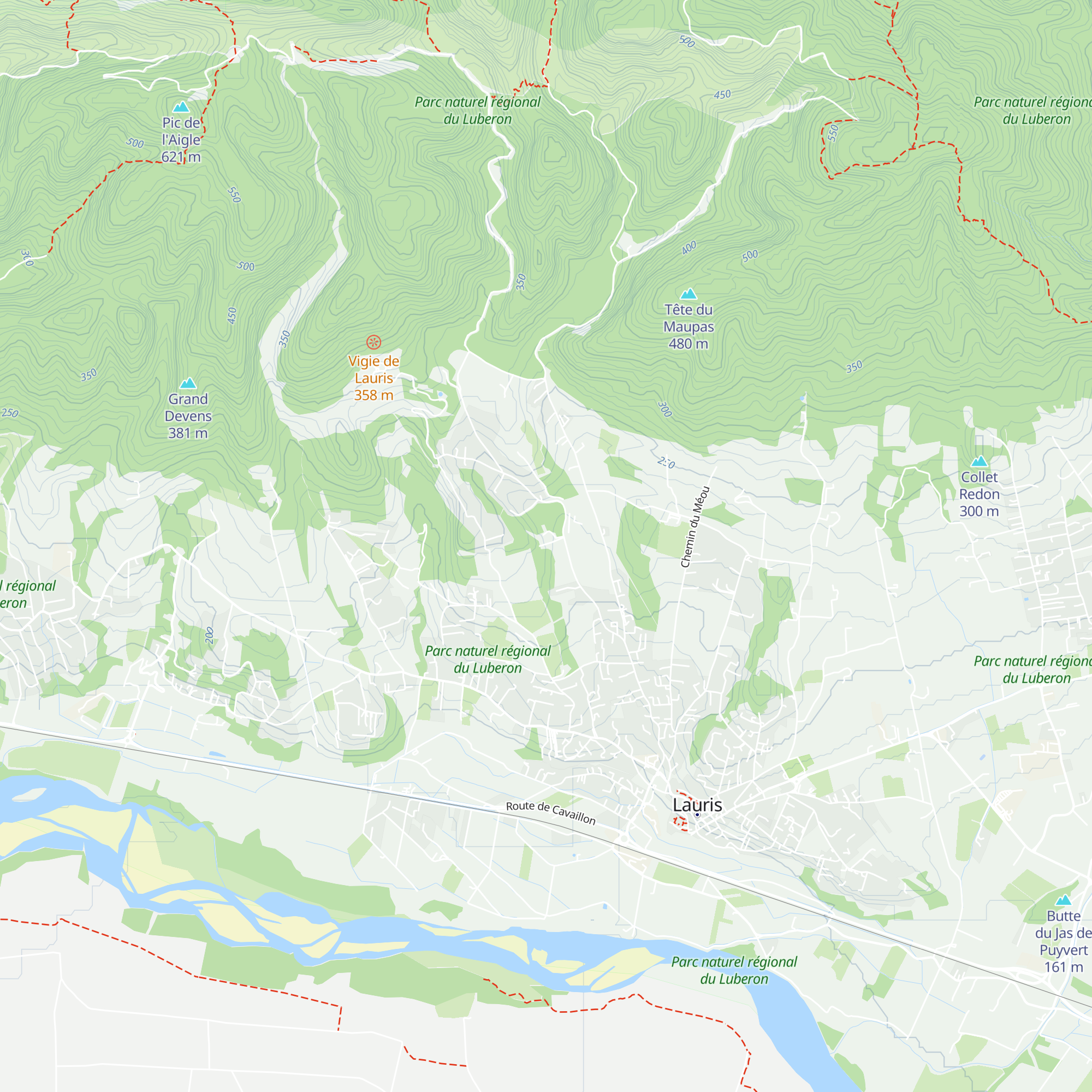 Domaine de Fontenille map