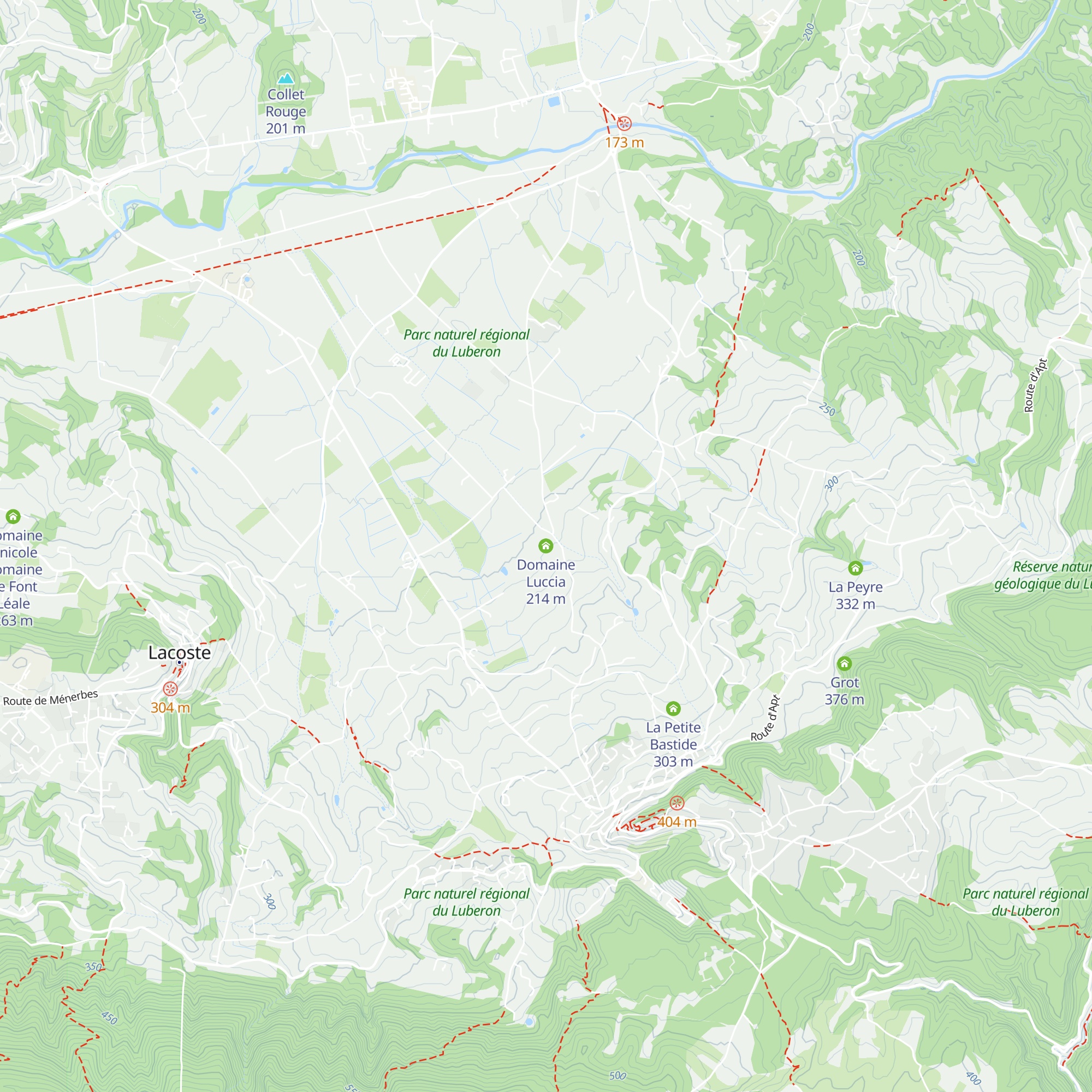 Domaine Luccia map