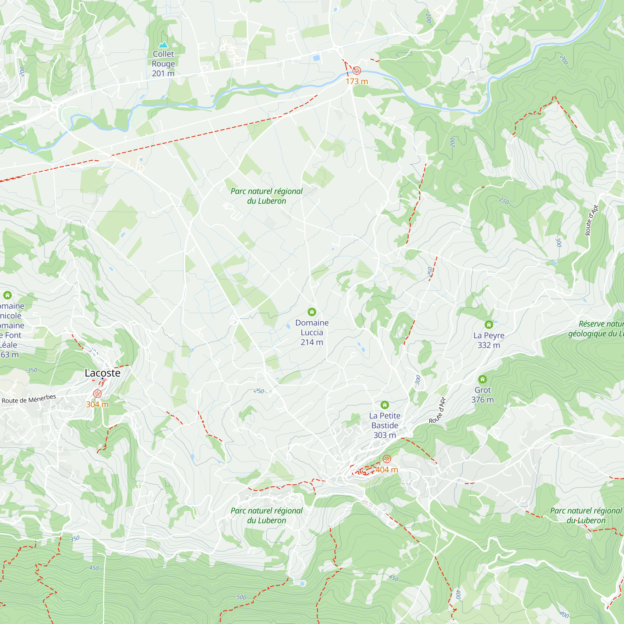 Domaine Luccia map