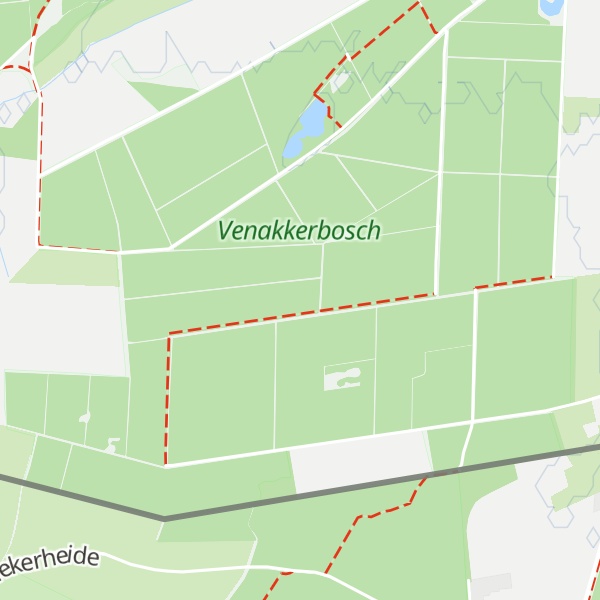 Map of Venakkerbosch
