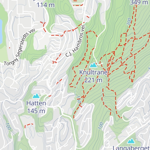 Map of Skurveskallen