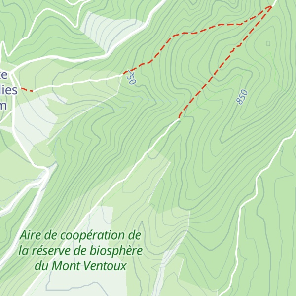 Map of Pié Plan
