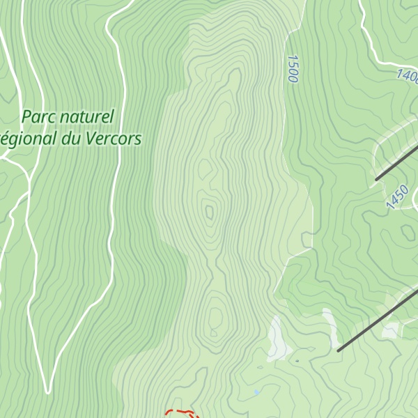 Map of Serre de Montue