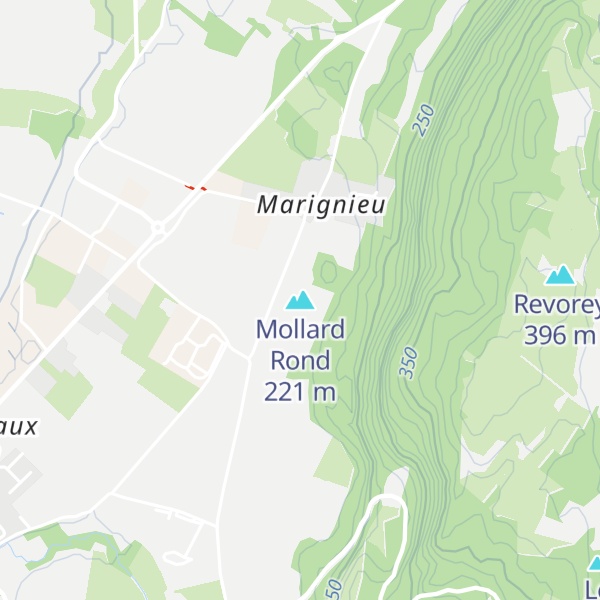 Map of Mollard Rond