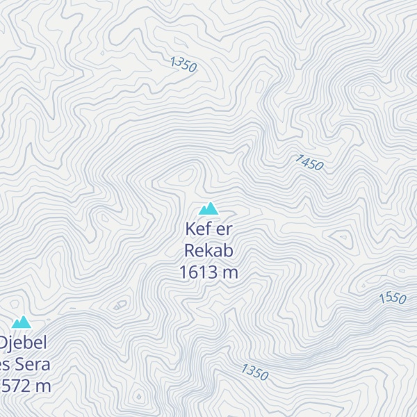 Map of Kef er Rekab