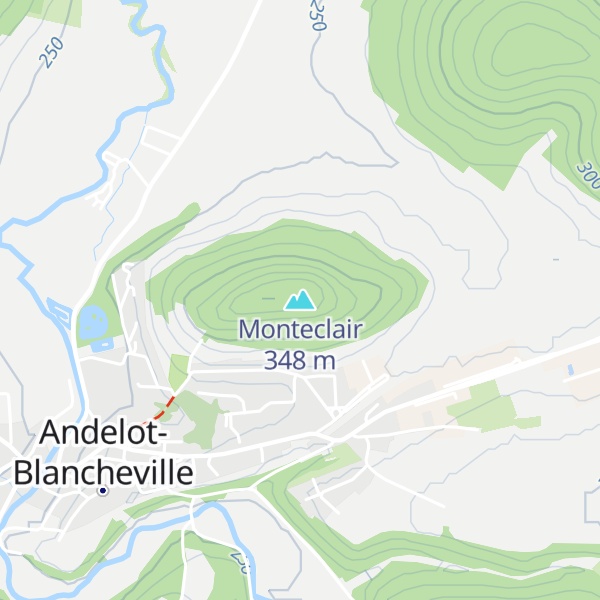 Map of Monteclair