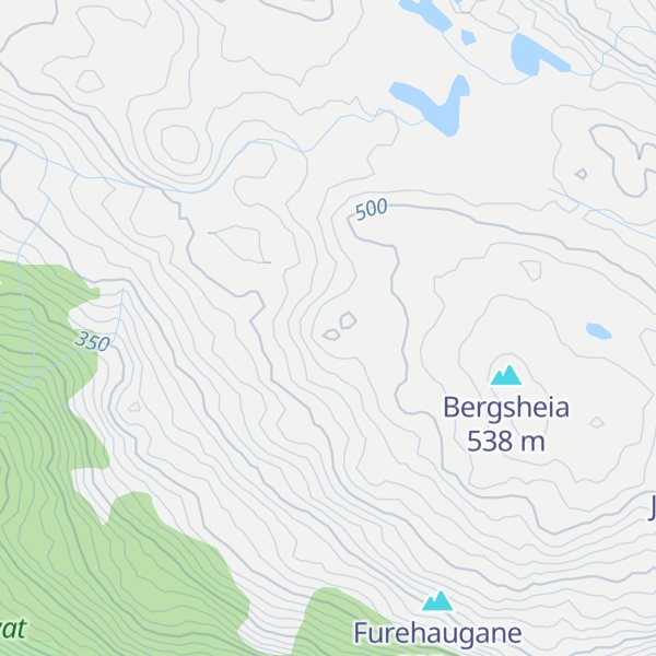 Map of Svartesteinsheia