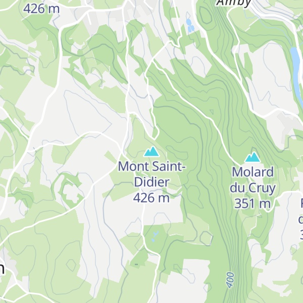 Map of Mont Saint-Didier