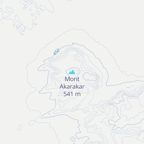 Map of Mont Akarakar