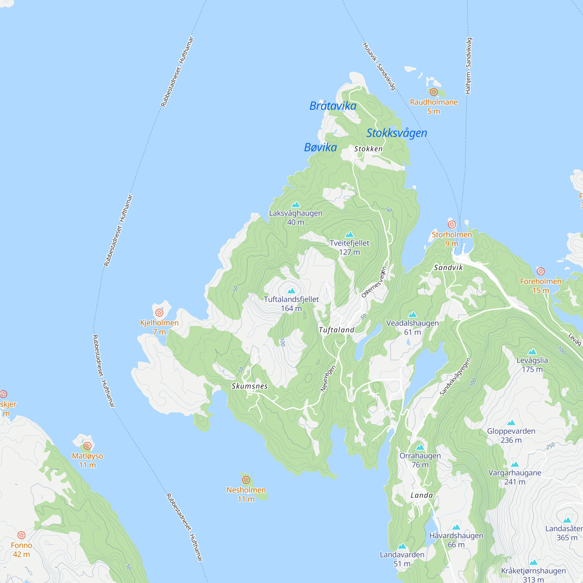 Kveldsturhytta map