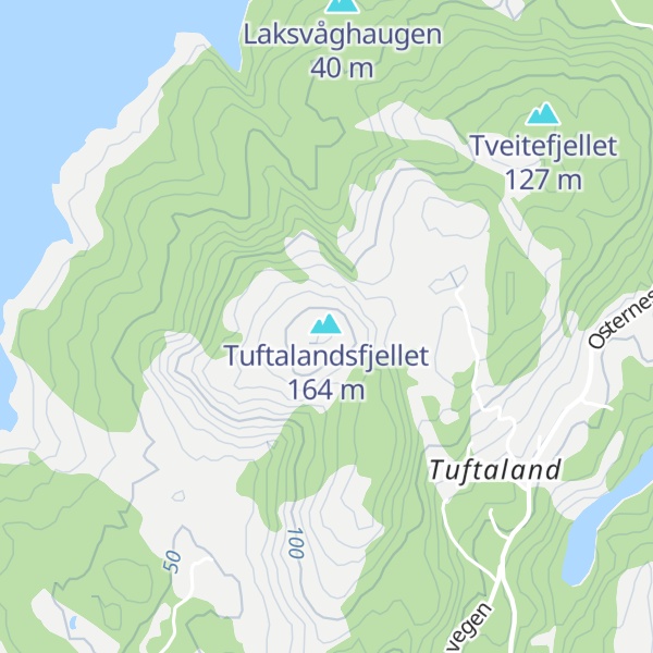 Map of Kveldsturhytta