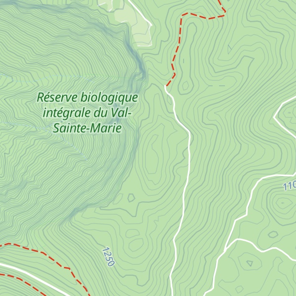 Map of Serre de Pélandré