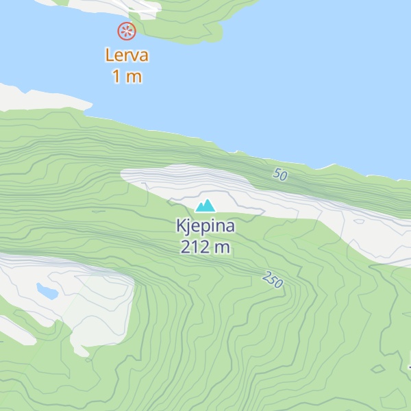 Map of Kjepina