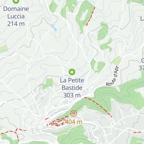 Map of La Petite Bastide